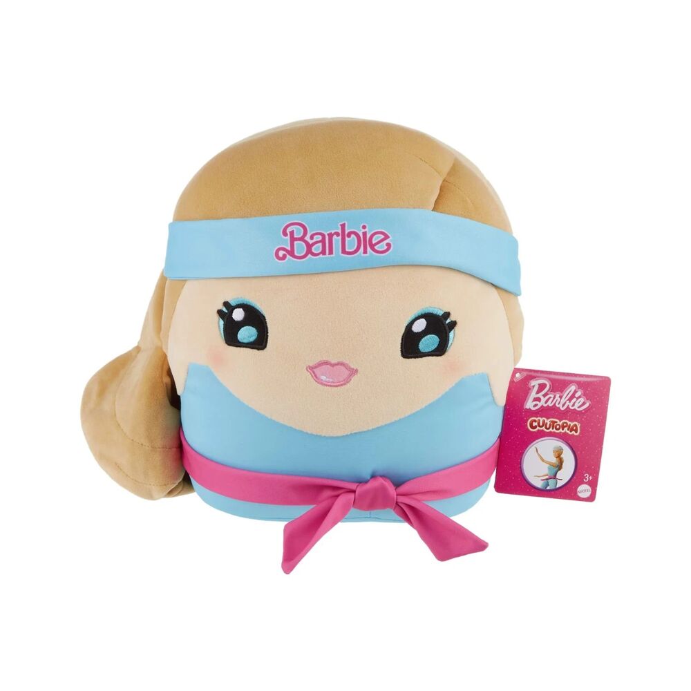 Barbie Cuutopia Plush 10" Soft Pillow Doll 80s-Inspired Workout Soft Belt NWT
